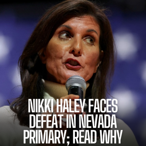 Nikki Haley, a Republican presidential candidate, suffered a big loss in Nevada's primary when she fell behind the ballots.