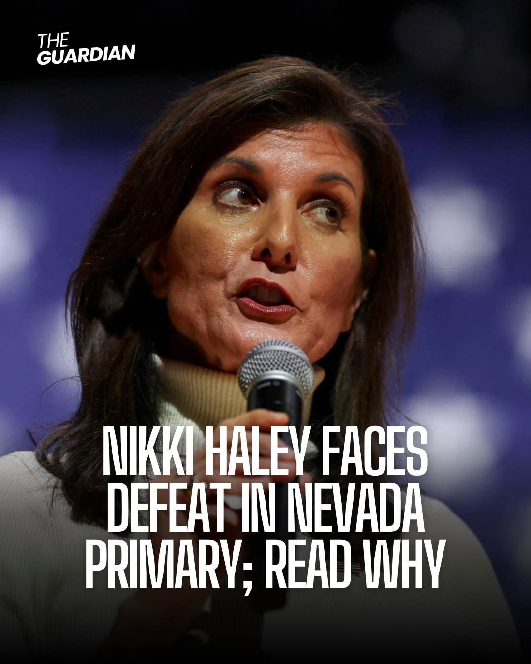 Nikki Haley, a Republican presidential candidate, suffered a big loss in Nevada's primary when she fell behind the ballots.