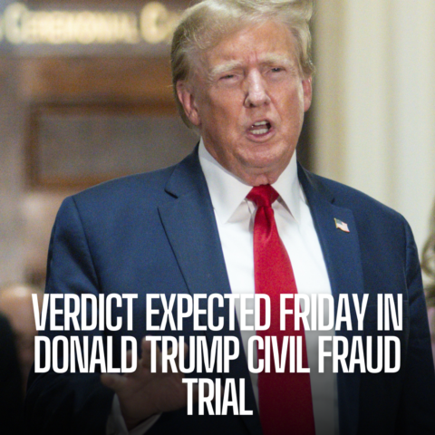 According to NBC News, former President Donald Trump's civil fraud trial is expected to conclude on Friday.