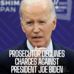 President Joe Biden leaves the vice presidency in 2017, he will not face criminal prosecution for obtaining sensitive materials.