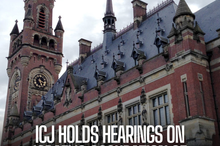 The ICJ began a hearings on Monday, focusing on the legal implications of Israel's occupation of Palestinian.