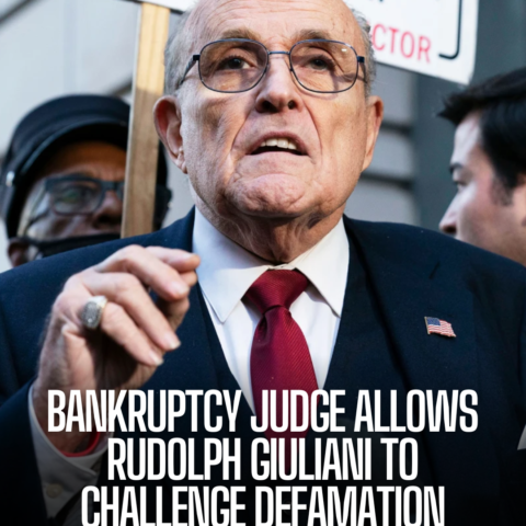 Rudolph Giuliani obtained authority from a bankruptcy judge in the United States to dispute a $148 million defamation verdict.