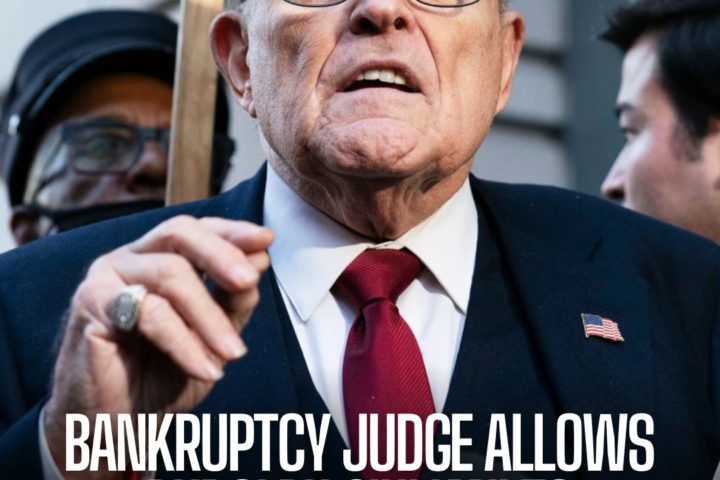 Rudolph Giuliani obtained authority from a bankruptcy judge in the United States to dispute a $148 million defamation verdict.