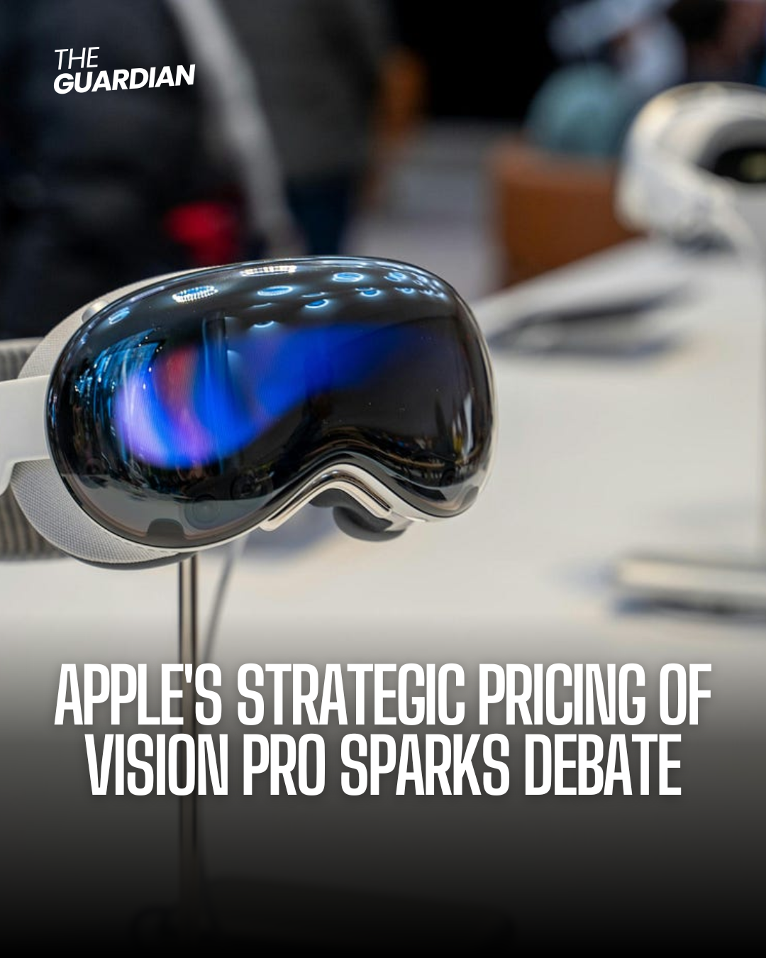 Apple's decision to price the Vision Pro at a premium $3,499 has sparked debate within the corporate world.