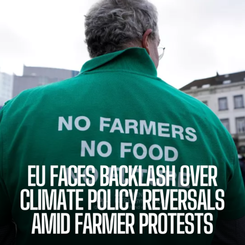 The EU is under criticism as it modifies its climate policies in response to widespread farmer protests throughout the continent.