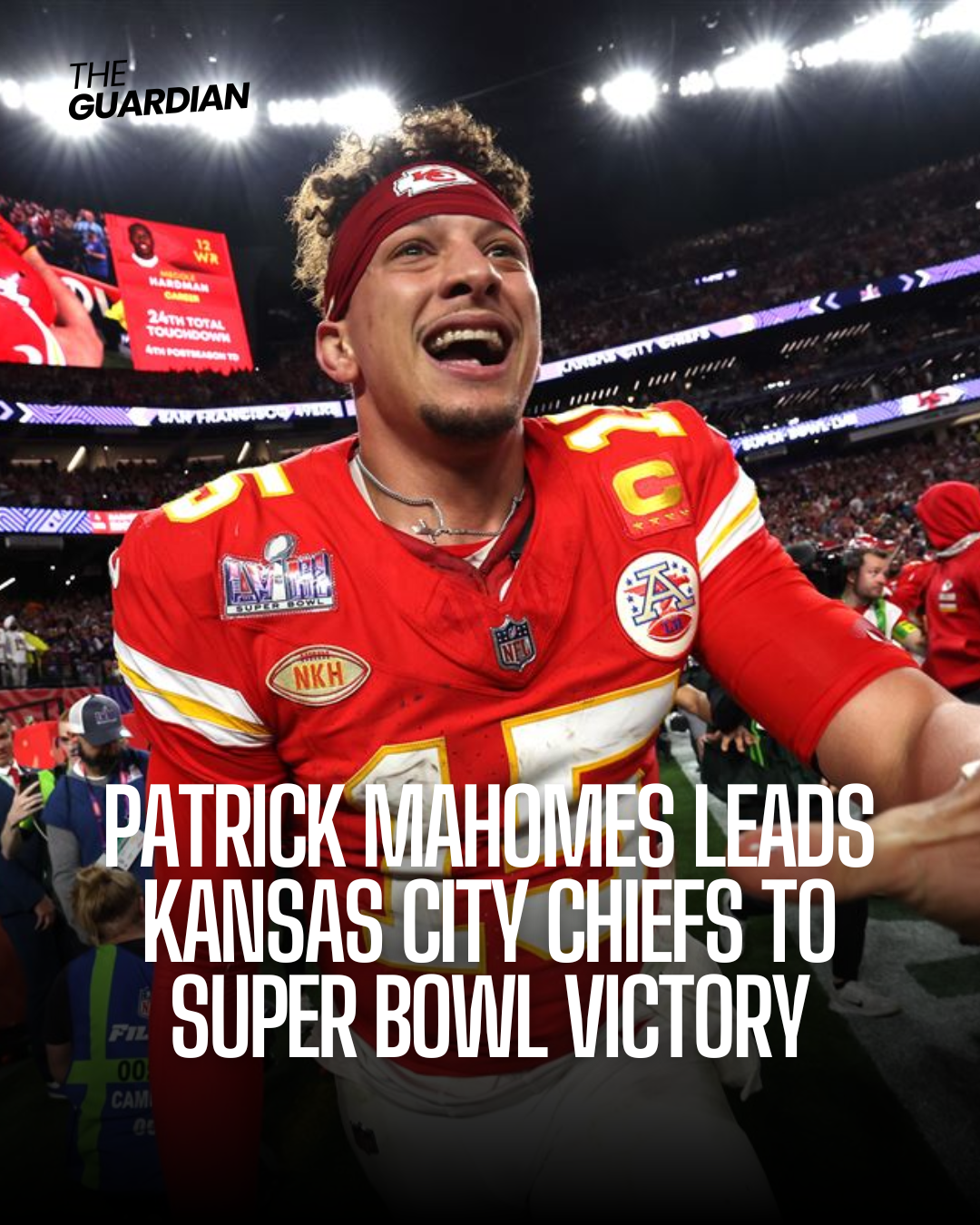 Patrick Mahomes, the Kansas City quarterback, won his third Super Bowl Most Valuable Player award on Sunday.