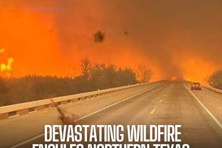 A rapidly spreading Texas wildfire has left one person dead, forced citizens to evacuate, cut off power to houses and businesses, and shortly paused operations at a nuclear weapons facility.