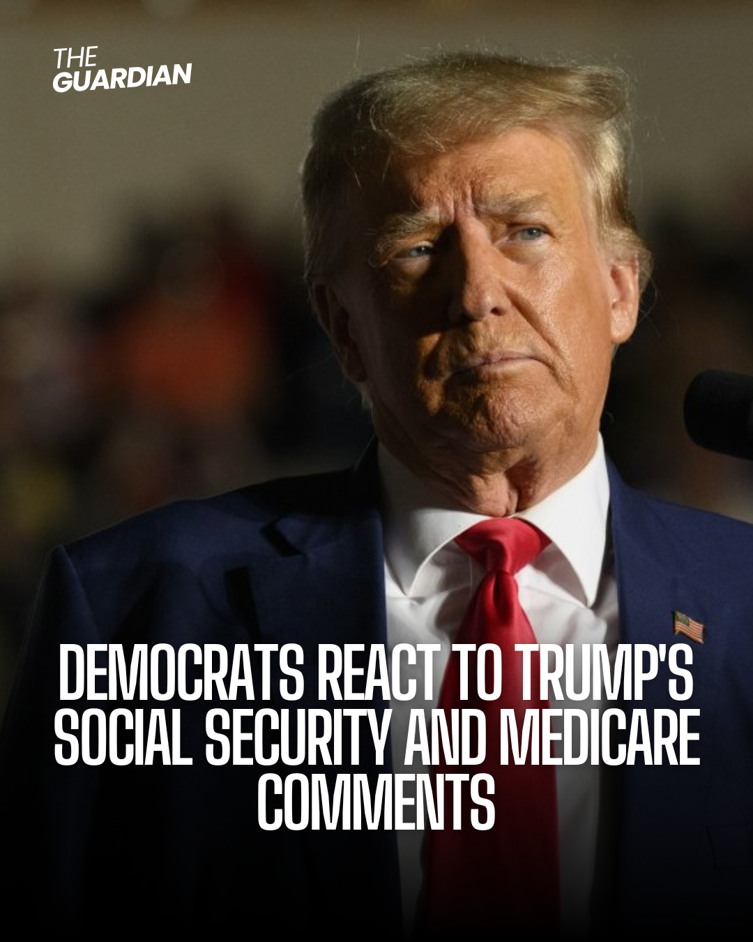 Democrats respond quickly to former President Trump's recent comments about prospective changes to Social Security and Medicare.