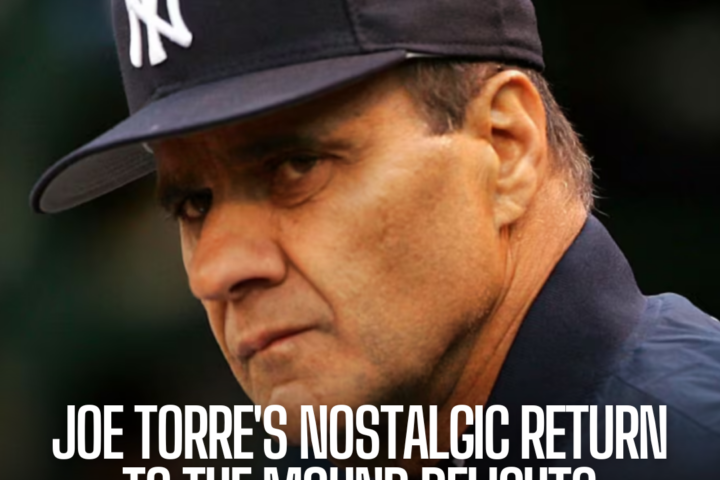 Joe Torre, the Hall of Fame manager, made a sentimental return to the pitching mound during a New York Yankees spring training game.