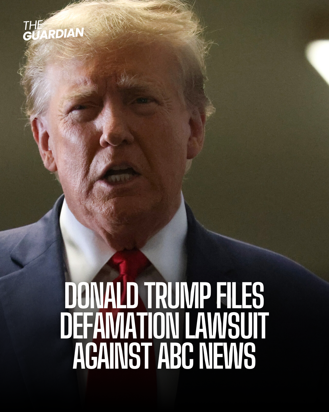 Former US President Donald Trump has filed a defamation lawsuit against ABC News and George Stephanopoulos.