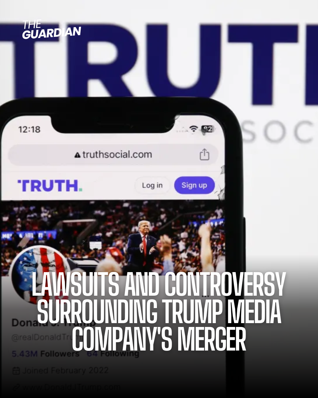 A former official of the blank-check acquisition vehicle aimed at taking Donald Trump's social networking company public has launched a lawsuit to block the deal.