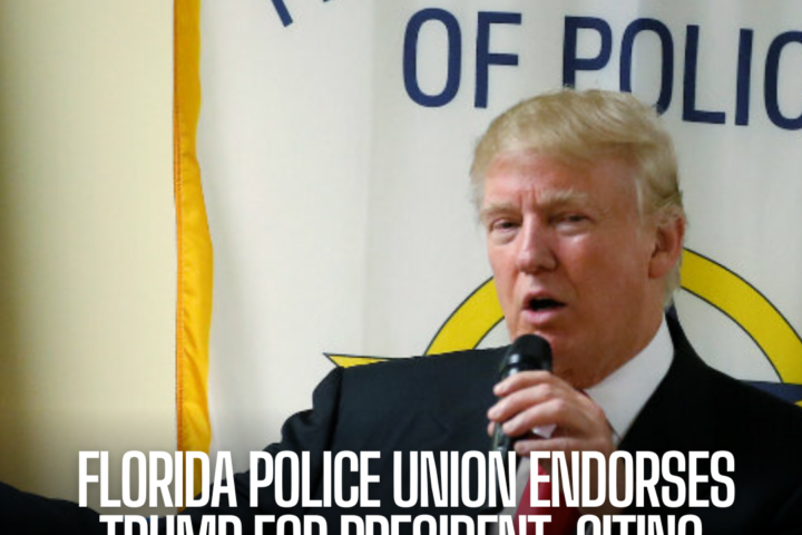 The Florida PBA has endorsed former President Donald Trump in the 2018 presidential election.