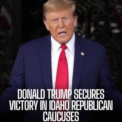 Former President Donald Trump easily won Idaho's Republican caucuses, winning all 32 delegates.