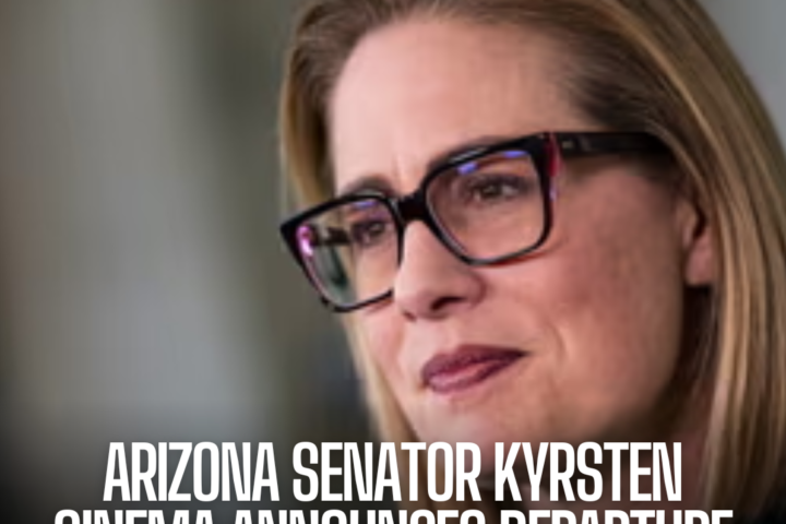 Arizona Senator Kyrsten Sinema announced that she would not seek reelection, leaving the Senate after one term.