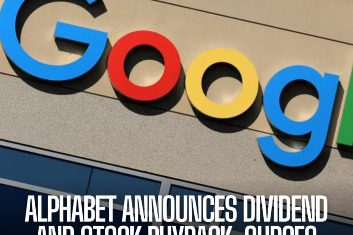 Alphabet, Google's parent company, created big ripples in the financial world by announcing its first-ever dividend.
