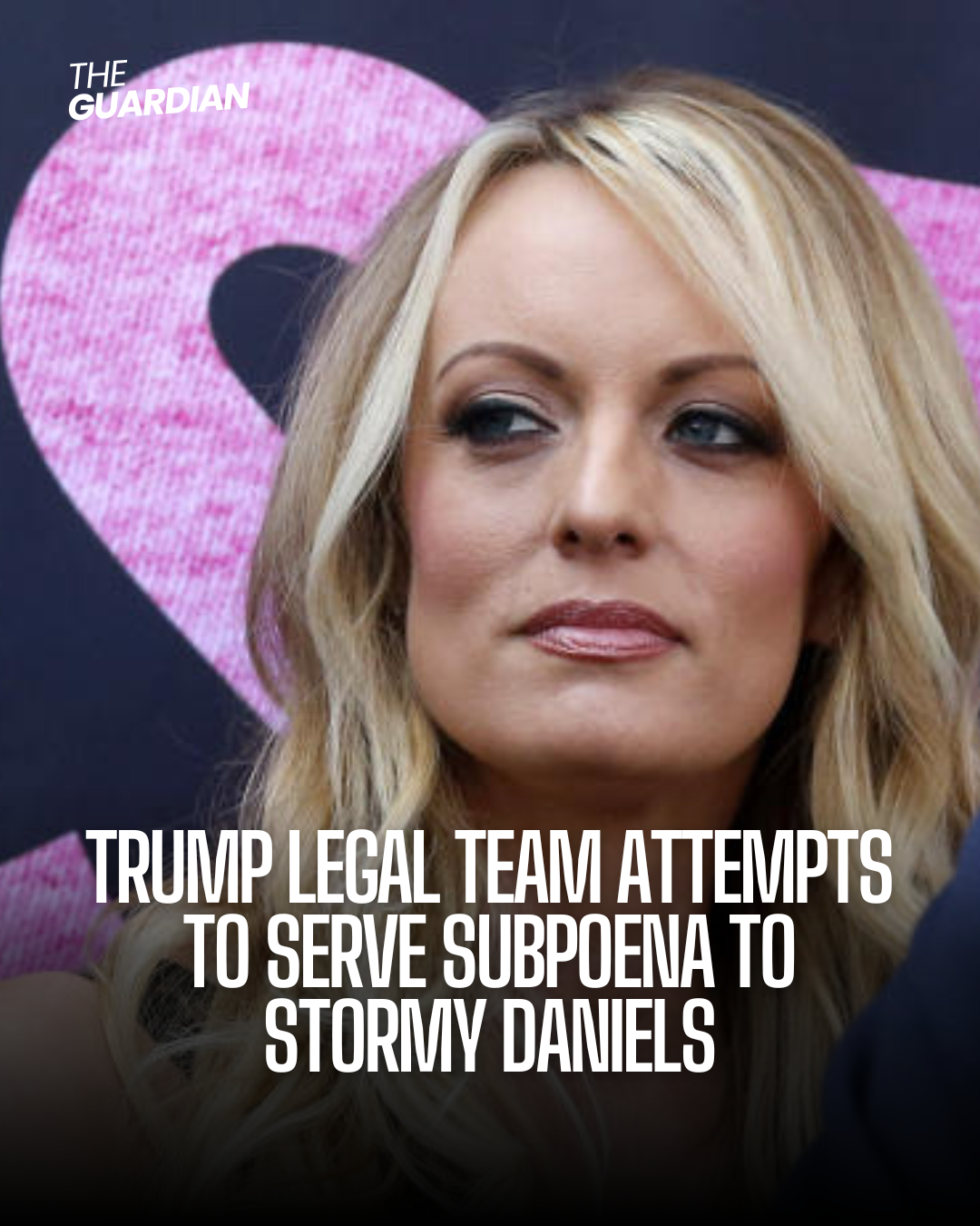 Donald Trump's legal team seeks to subpoena Stormy Daniels at a Brooklyn event, sparking a legal struggle.
