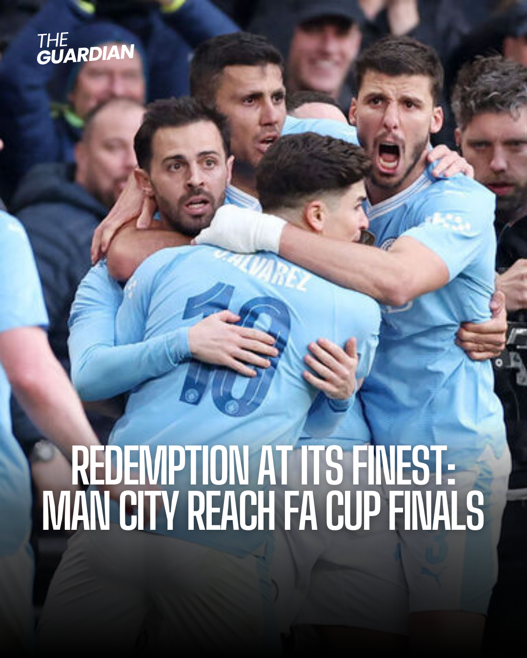 Manchester City returned from the blow of their Champions League quarter-final departure to Real Madrid. Bernardo Silva's late strike plunged Chelsea at Wembley to cement a place in the FA Cup final.