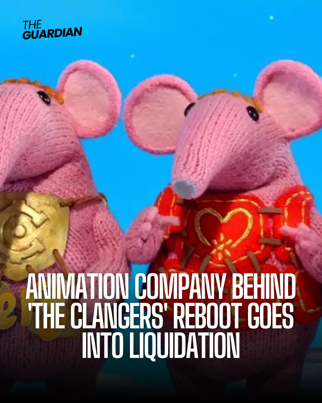 The animation company behind the reboot of the children's TV serial The Clangers has gone into liquidation.
