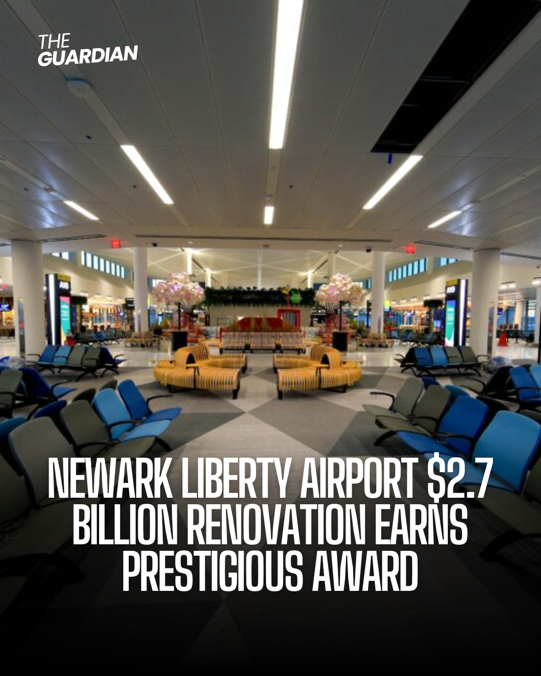 Newark Liberty International Airport is vibrating with enthusiasm after the completion of its huge $2.7 billion refurbishment.