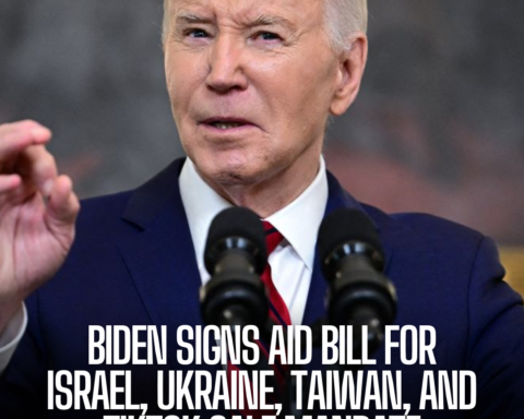 President Joe Biden has officially approved measures to provide aid to Israel, along with a mandate for ByteDance to sell TikTok.