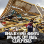 Residents in suburban Omaha, Nebraska and neighbouring cities confronted the aftermath of a devastating storm.