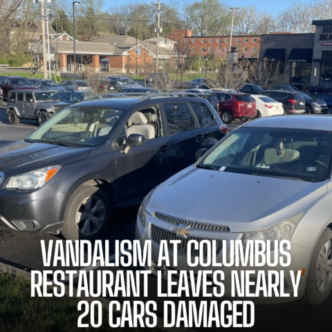Columbus police are now investigating a vandalism incident that occurred at the Rusty Bucket restaurant.