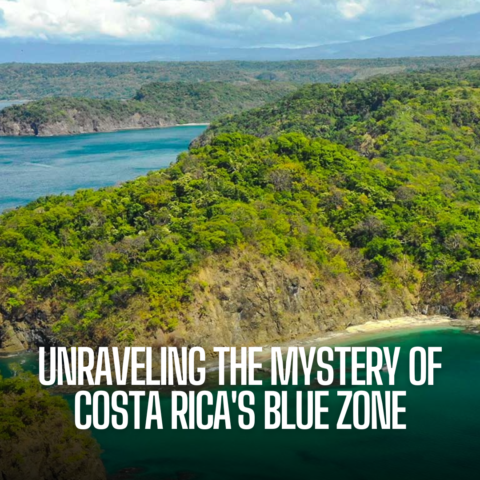 Costa Rica is the birthplace of one of the five Blue Zones – areas of the world with folks that regularly live into fit old age.