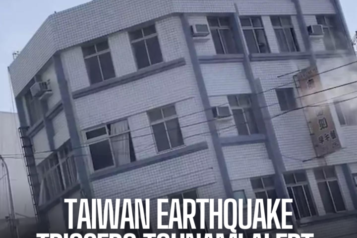 The Japan Meteorological Agency decreased its tsunami projection from 3 to 1 metre, indicating a lower threat.