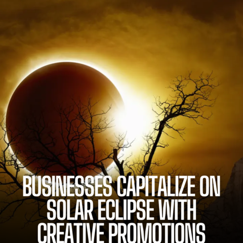 Businesses are capitalising on the growing excitement surrounding the forthcoming total solar eclipse to attract customers.