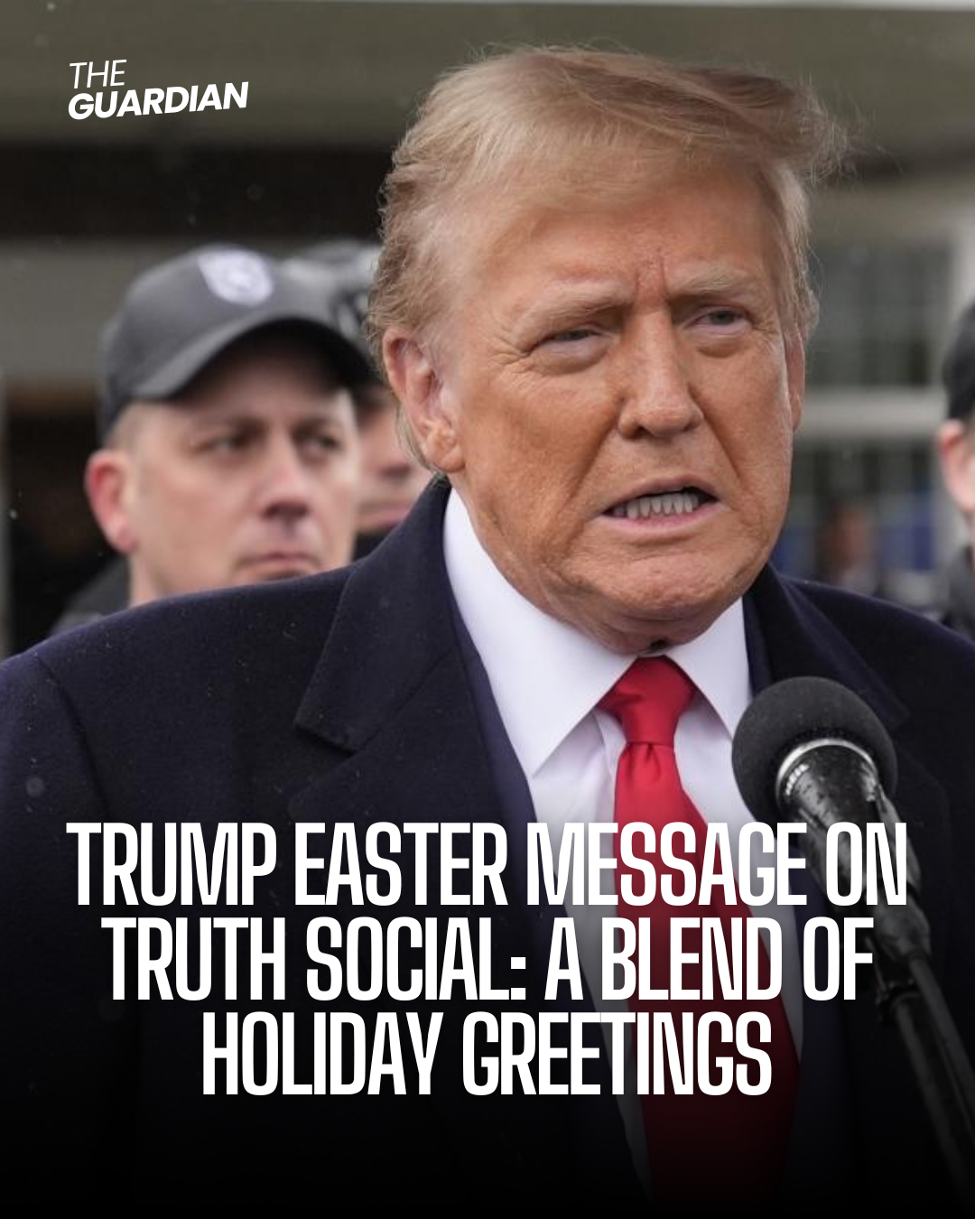 Former President Donald Trump's Easter Sunday post on Truth Social differed from traditional holiday greetings.