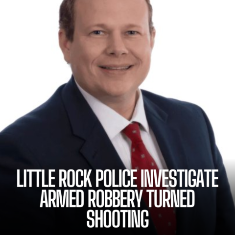 Little Rock police are aggressively investigating an armed robbery that turned into a shooting on Wednesday.