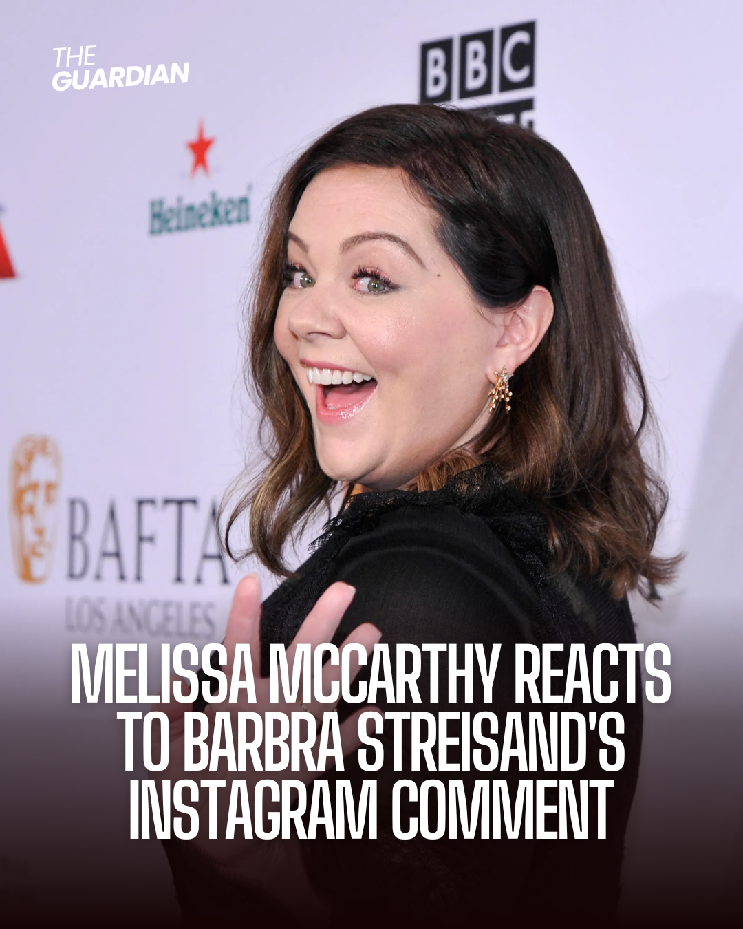 Melissa McCarthy handled Barbra Streisand's mistaken Instagram comment with grace and admiration.