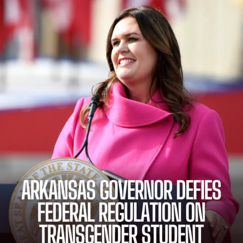 Arkansas Governor Sarah Huckabee Sanders issued an executive order stating her refusal to comply with new federal rules.