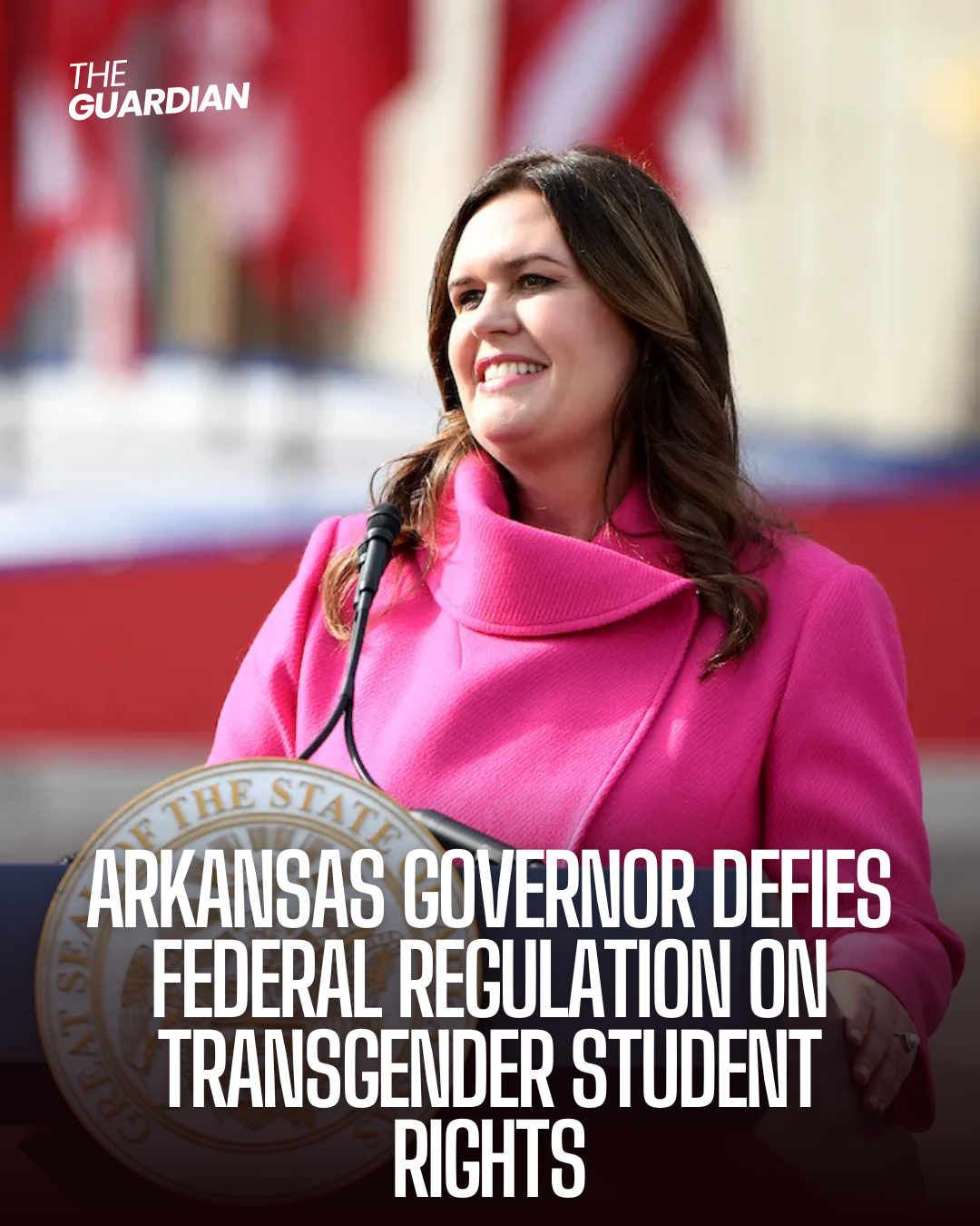 Arkansas Governor Sarah Huckabee Sanders issued an executive order stating her refusal to comply with new federal rules.