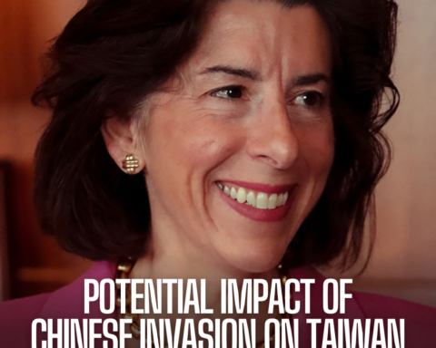 Commerce Secretary Gina Raimondo expressed alarm over the potential impact of a Chinese invasion of Taiwan.