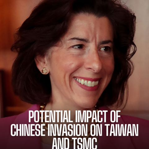 Commerce Secretary Gina Raimondo expressed alarm over the potential impact of a Chinese invasion of Taiwan.