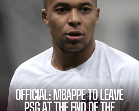 France forward Kylian Mbappe says he will leave Paris St-Germain at the end of the season.